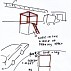 disegno di progetto dell`artista